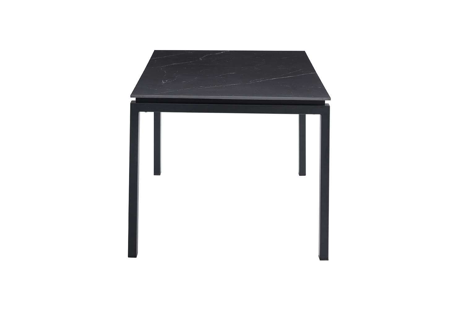 Table ‘Zeus’ 180 cm Rectangulaire Pierre Noir – Gala Design